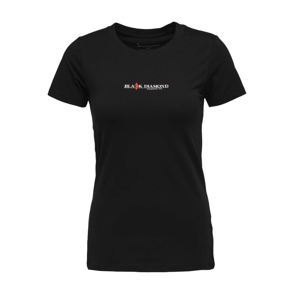 T-Shirt Black Diamond Heritage Wordmark Femmes - Plein Air Entrepôt