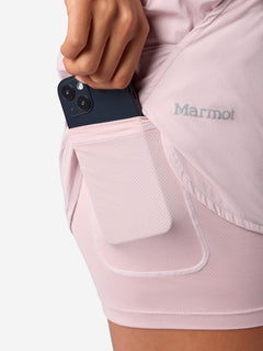 Short Marmot Unpaved Doublé Active 3" Femmes - Plein air Entrepôt