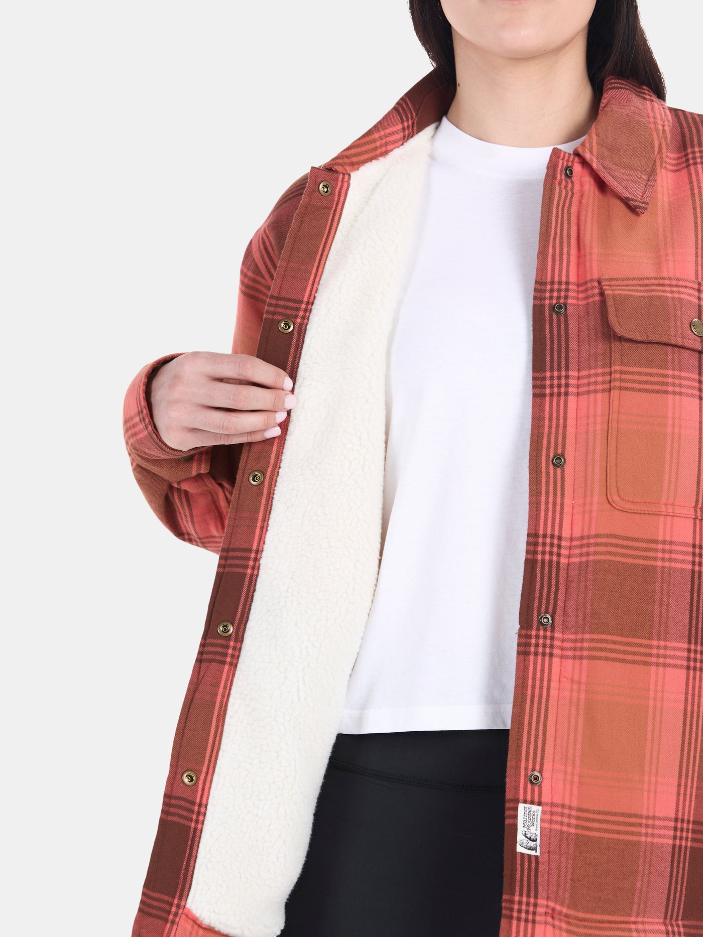 Manteau-Chemise en flannel Marmot Sherpa Ridgefield Femmes