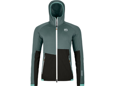 Polaire Ortovox FLEECE RIB à capuchon Femmes - Plein Air Entrepôt