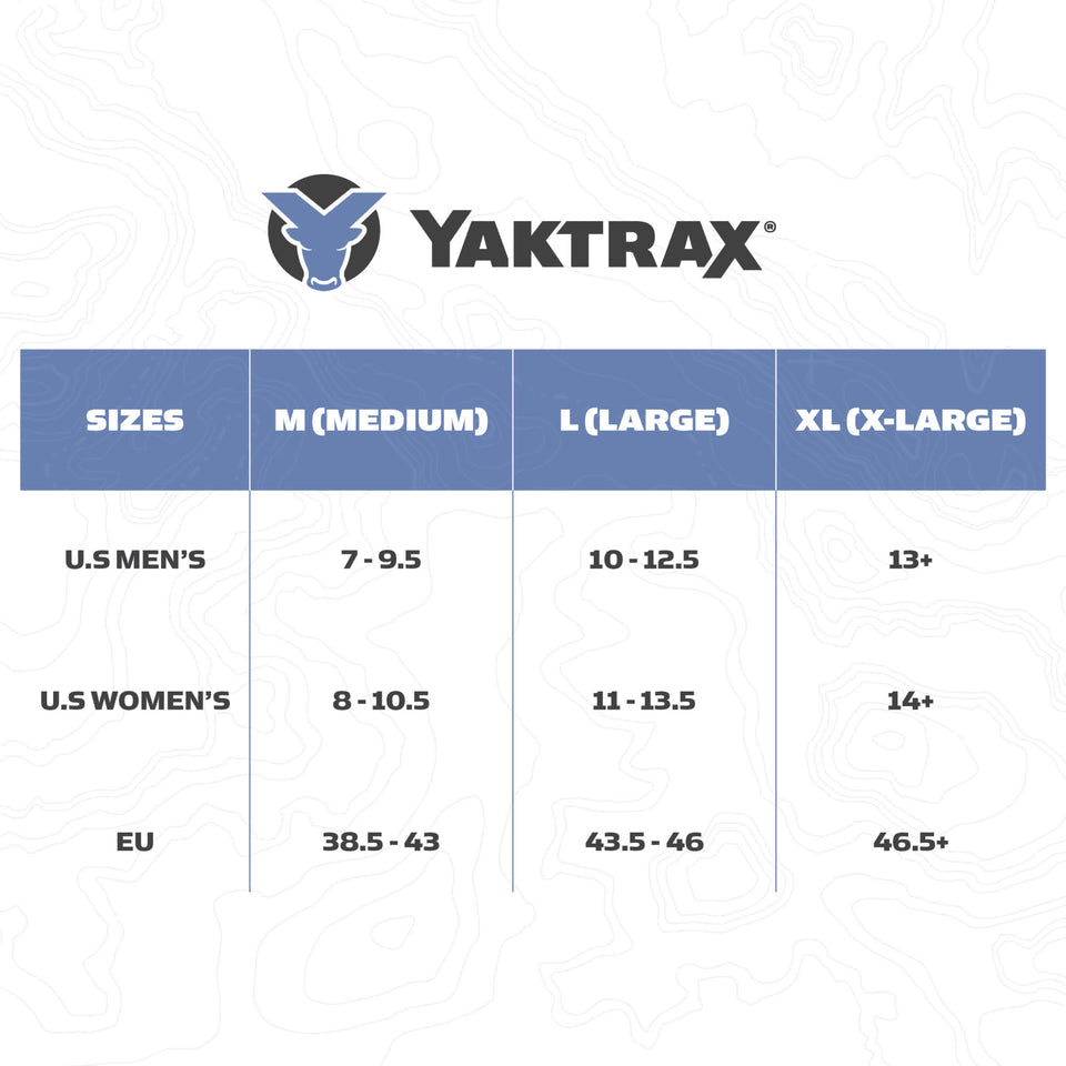 Crampons Yaktrax Quick Chains - Plein air Entrepôt