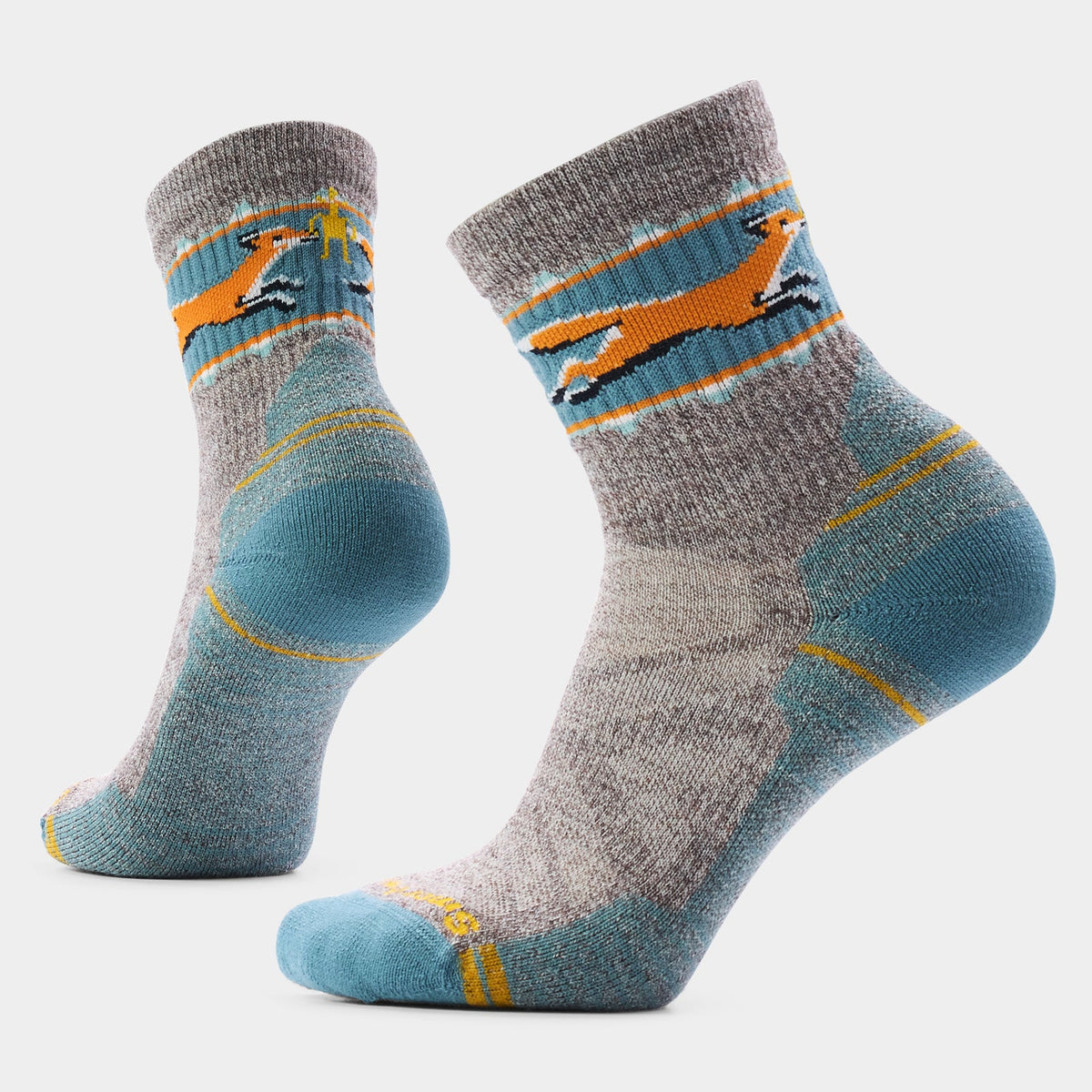 Bas Smartwool Hike Light Cushion Mid Crew Fox Meadow Femmes - Plein Air Entrepôt