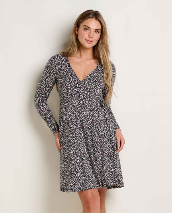 Toad & Co LS Dress Freesia Wrap Women