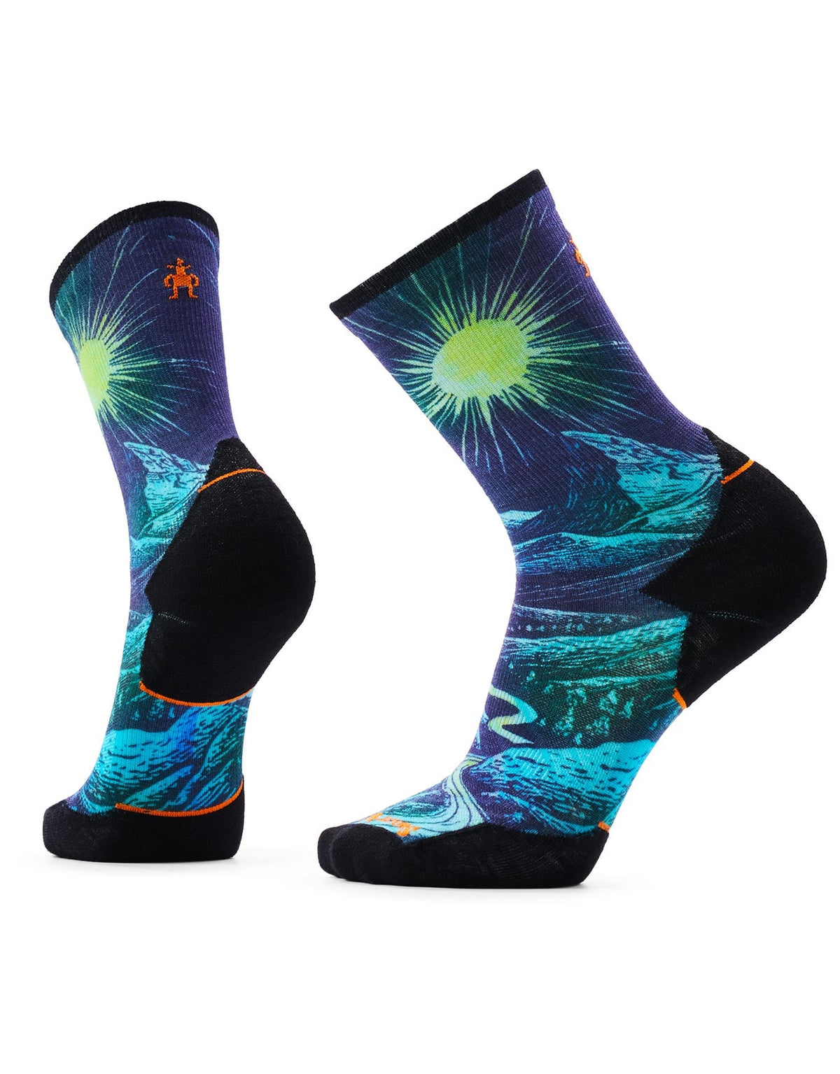 Bas de course Smartwool Trail Run Targeted Cushion Crew Treeline Unisexe - Plein Air Entrepôt