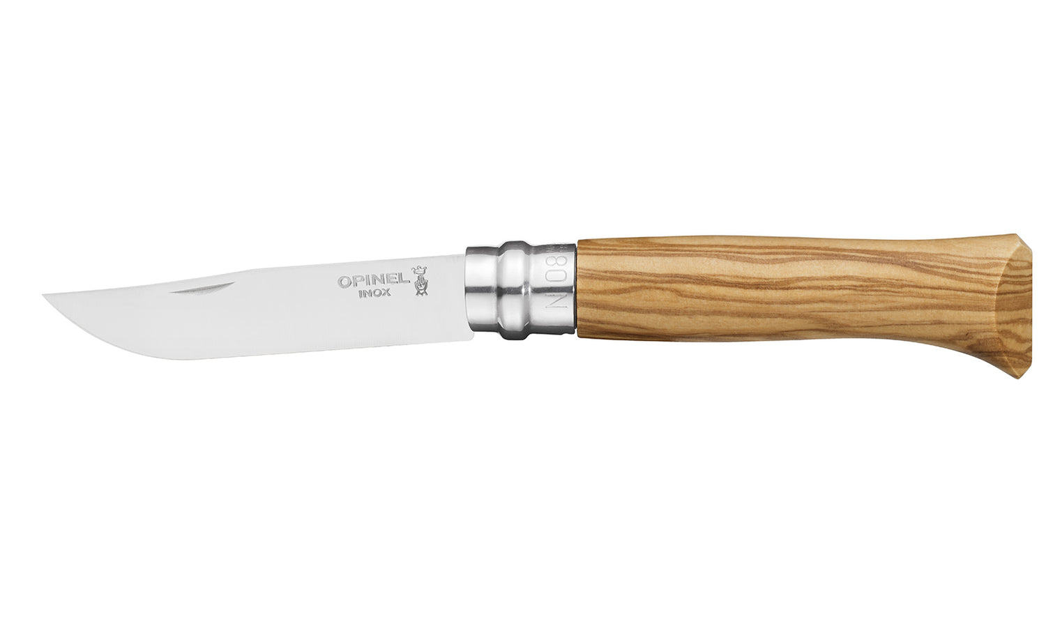 Opinel #08 Inox Bois - Plein Air Entrepôt