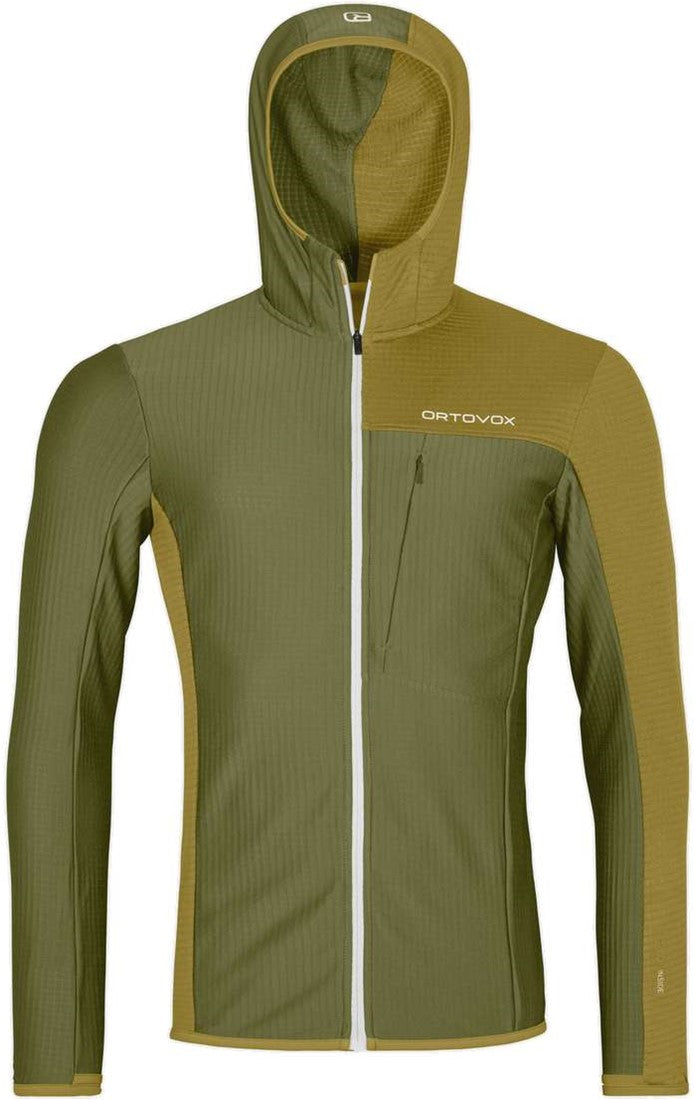 Polaire Ortovox FLEECE LIGHT GRID à capuchon Hommes - Plein air Entrepôt