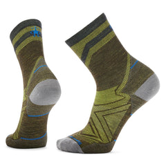 Bas Smartwool Run Zero Cushion Mid Crew Pattern Hommes - Plein air Entrepôt
