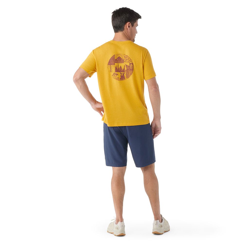 Smartwool Forest Graph Manches Courtes Tee Unisexe - Plein Air Entrepôt