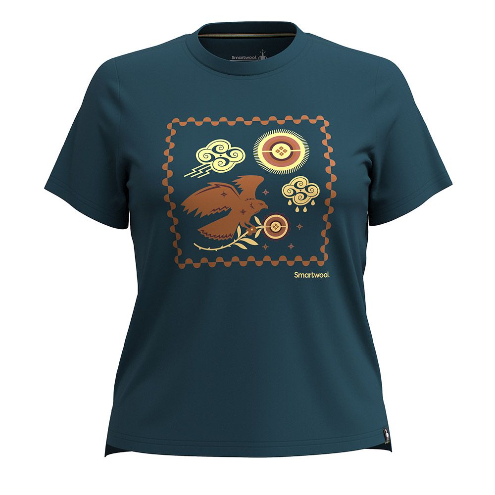 Smartwool Guardian Of The Skies Graphic Manches Courtes Tee Femmes - Plein air Entrepôt