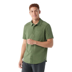 Smartwool Printed Manches Courtes Button Down Hommes - Plein air Entrepôt