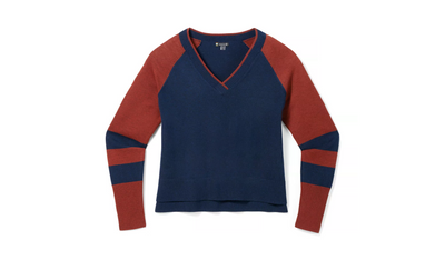 Smartwool Edgewood V-neck Sweater Femmes - Plein Air Entrepôt