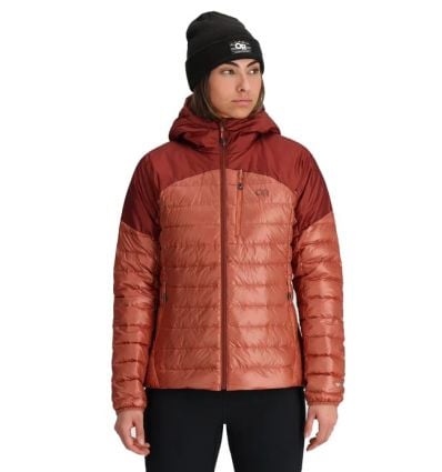 Doudoune Outdoor Research Helium Down Hoodie Femmes - Plein Air Entrepôt