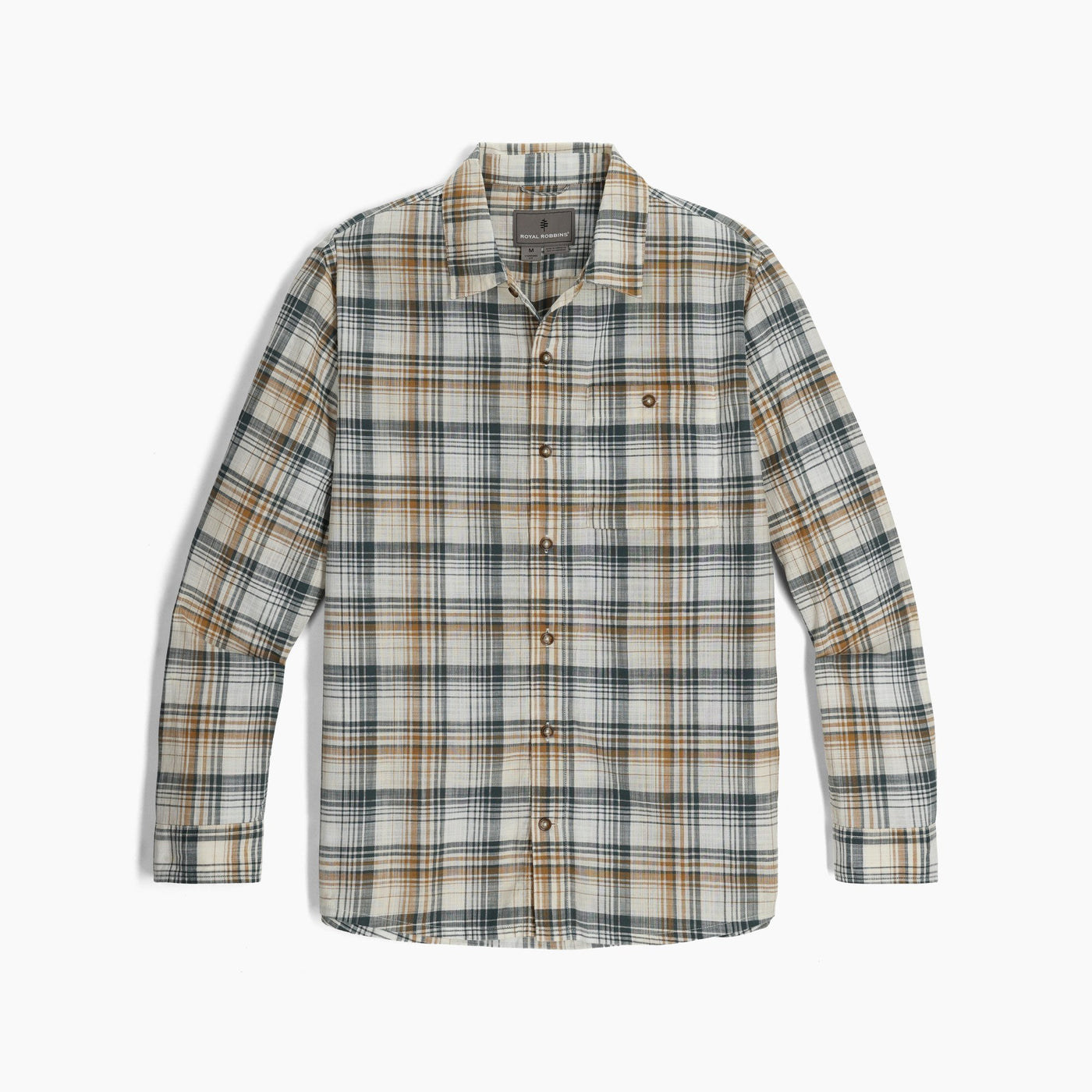 Chemise Manches Longues Royal Robbins Redwood Plaid Hommes - Plein Air Entrepôt