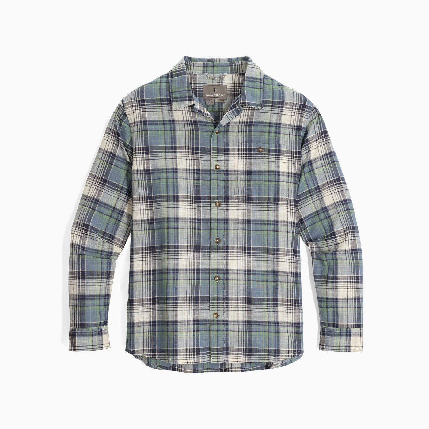 Chemise Manches Longues Royal Robbins Redwood Plaid Hommes - Plein Air Entrepôt