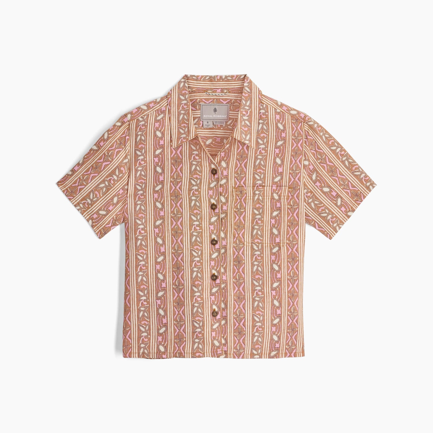Chemise Royal Robbins Camino Pucker Manches Courtes Femmes - Plein air Entrepôt
