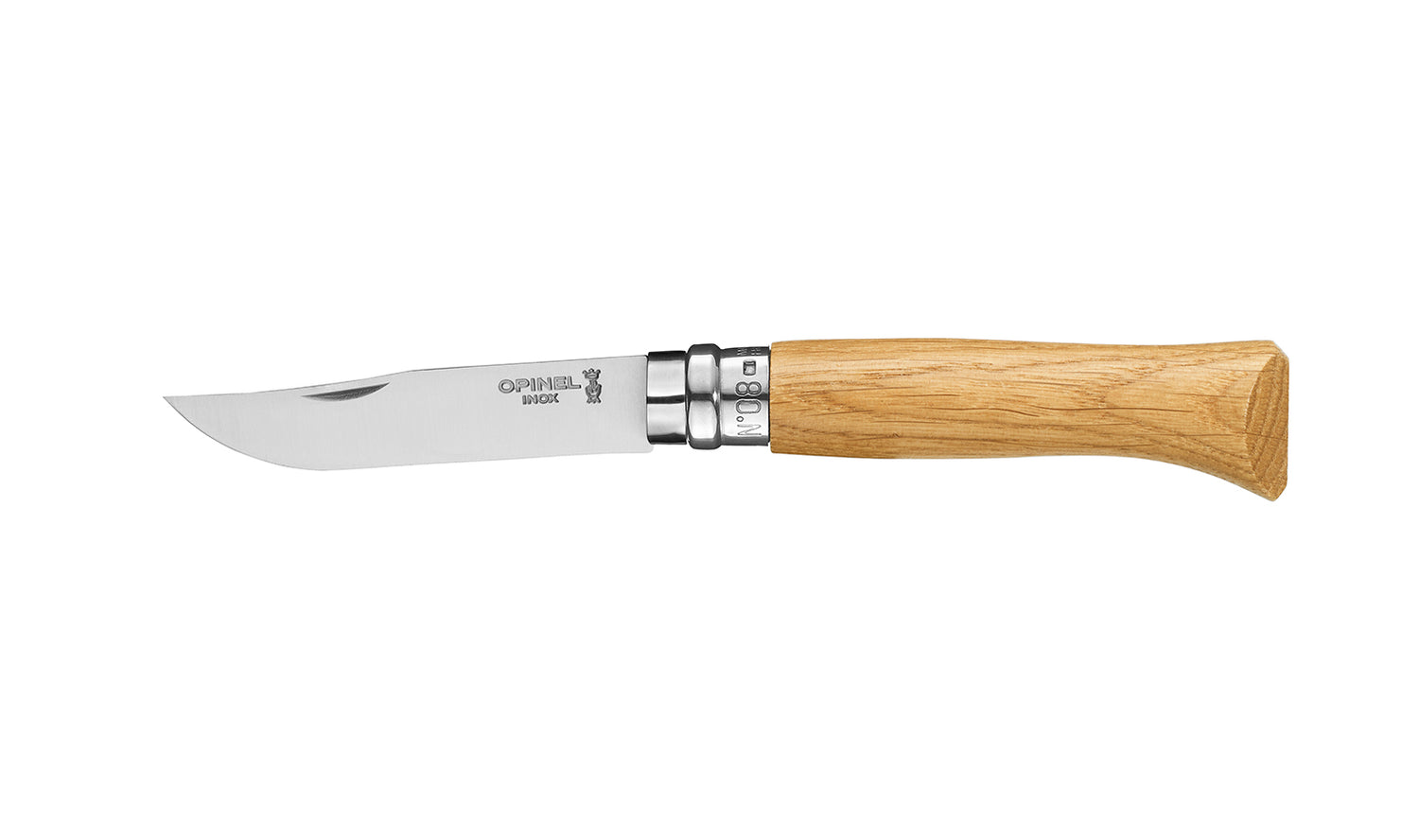 Opinel #08 Inox Bois - Plein Air Entrepôt
