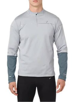 Asics Lite Show Winter 1/2 zip Hommes midgrey glacier