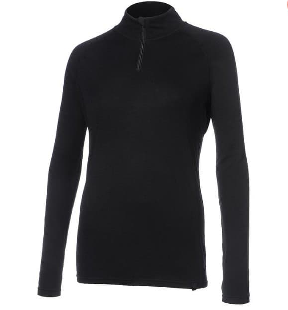Kombi chandail mérinos avec zip pour femme-Plein Air Entrepôt