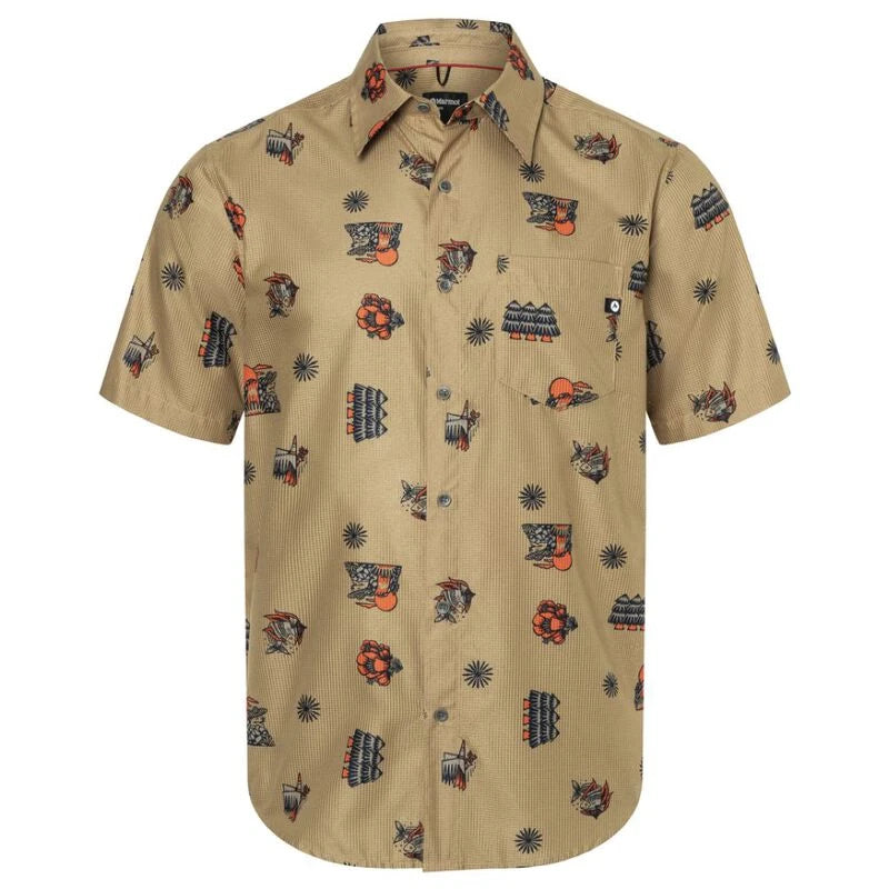 Marmot Syrocco Chemise Manches Courtes Hommes - Plein air Entrepôt