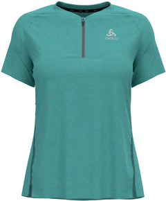 Odlo Axalp Trail 1/2 Zip SS Tee Femme-Plein Air Entrepôt