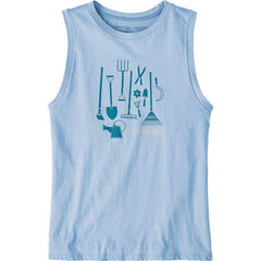 Patagonia Live Simply Cultivate Organic Muscle Tee Femme-Plein Air Entrepôt