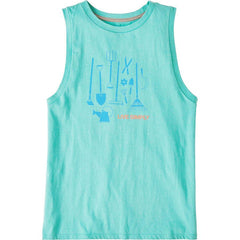 Patagonia Live Simply Cultivate Organic Muscle Tee Femme-Plein Air Entrepôt