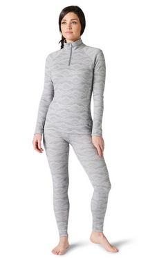 Smartwool Merino 250 Baselayer Pattern 1/4 Zip Boxed Femme-Plein Air Entrepôt