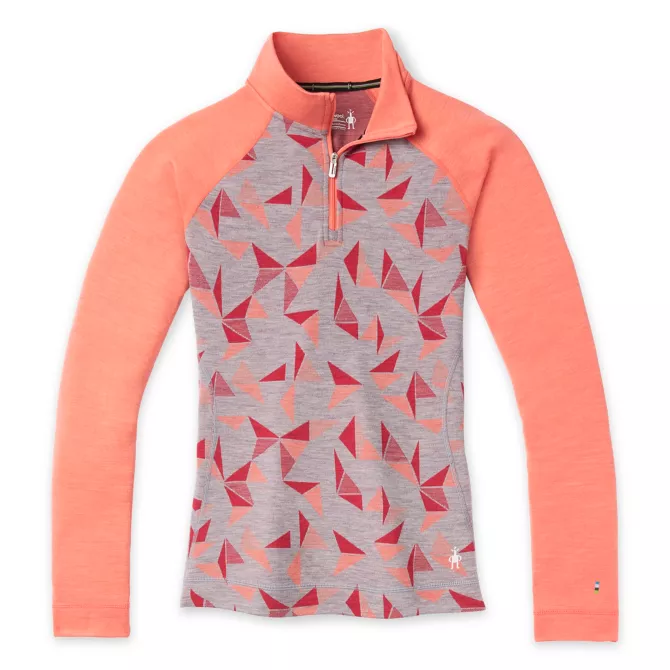Smartwool Merino 250 Baselayer Pattern 1/4 zip Boxed Femme-Plein Air Entrepôt
