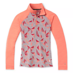 Smartwool Merino 250 Baselayer Pattern 1/4 zip Boxed Femme-Plein Air Entrepôt