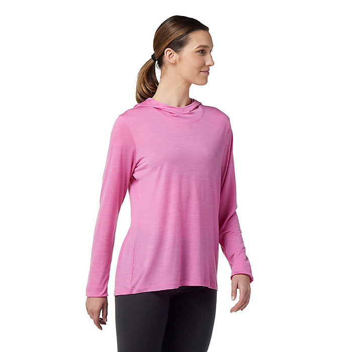 Smartwool Pink hot V-Neck Hoodie XS