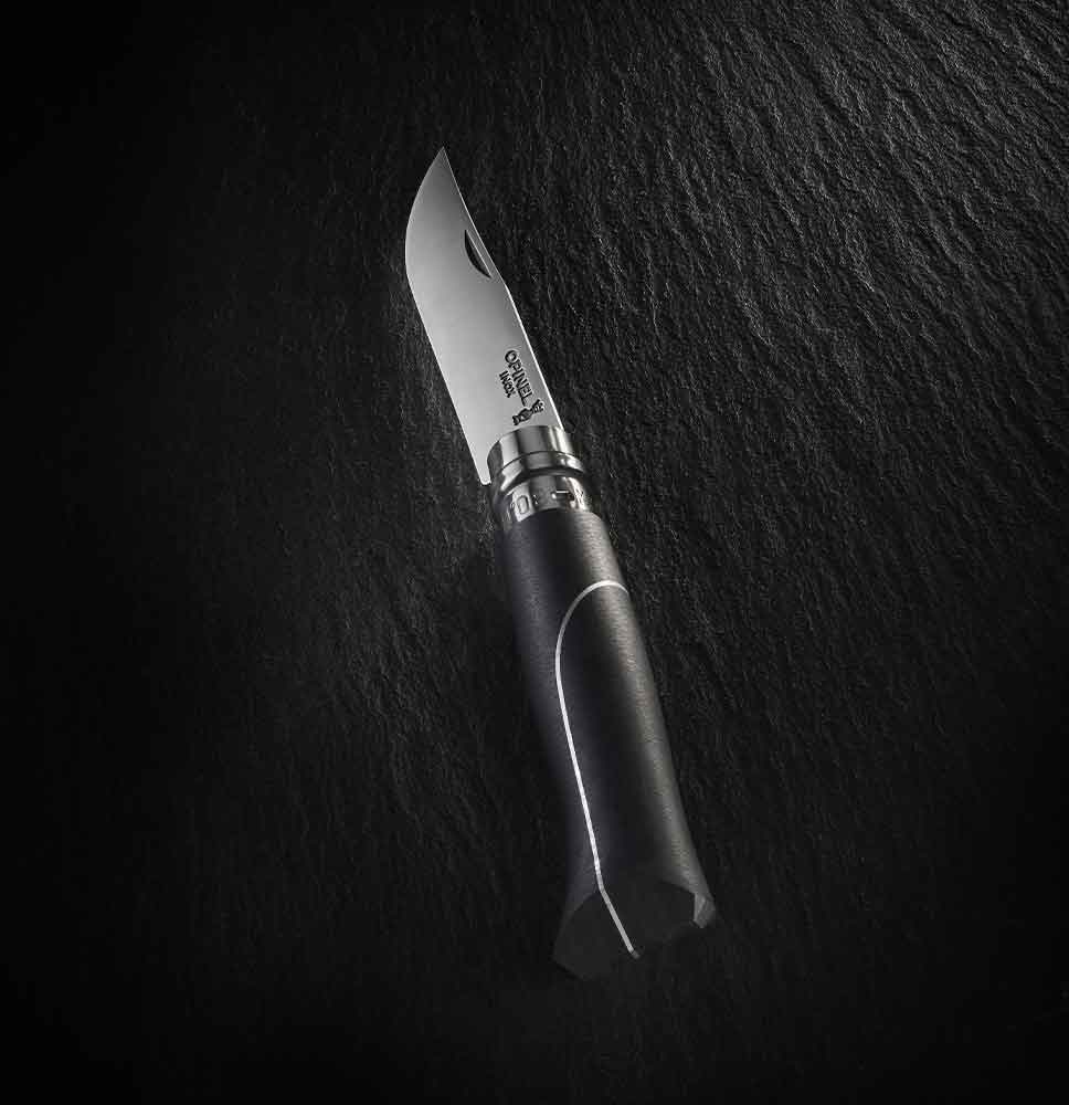 Opinel Couteau No8 Série Limitée Ellipse Ebene - Plein Air Entrepôt