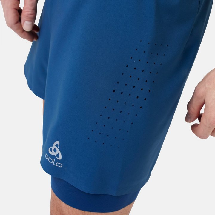 Odlo 2-in-1 Shorts ESSENTIAL 5 INCH Hommes - Plein air Entrepôt