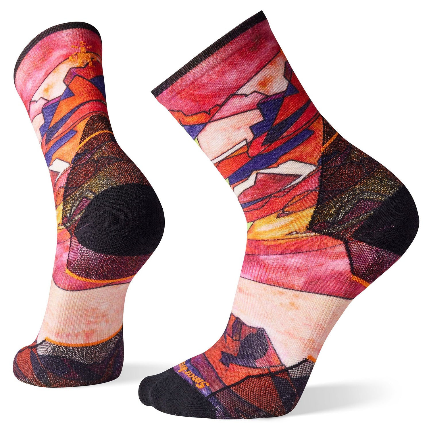Smartwool Athlete Run Print Crew Femme - Plein Air Entrepôt