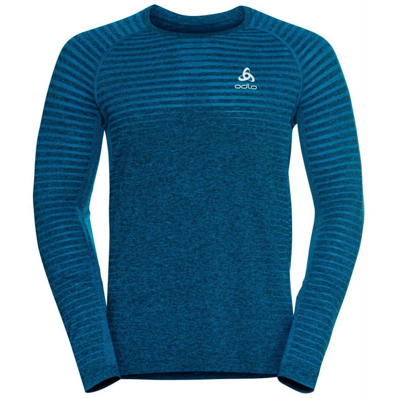  ODLO Men's ESSENTIAL SEAMLESS Run Long Sleeve : Clothing, Shoes  & Jewelry